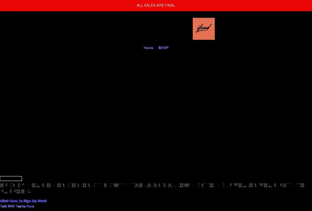 ileadmerchtable.com shopify website screenshot