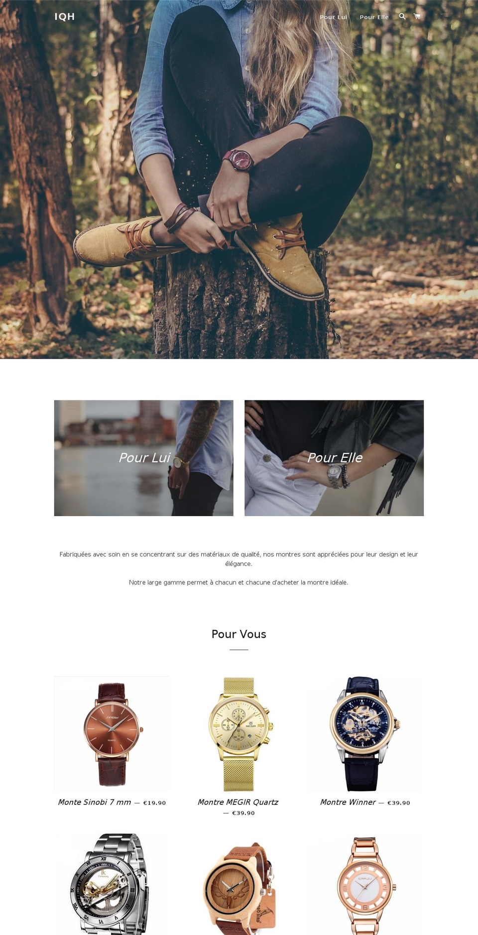 ilestquelleheure.com shopify website screenshot