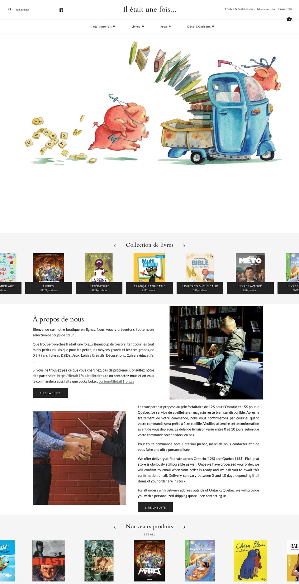 iletait1fois.ca shopify website screenshot