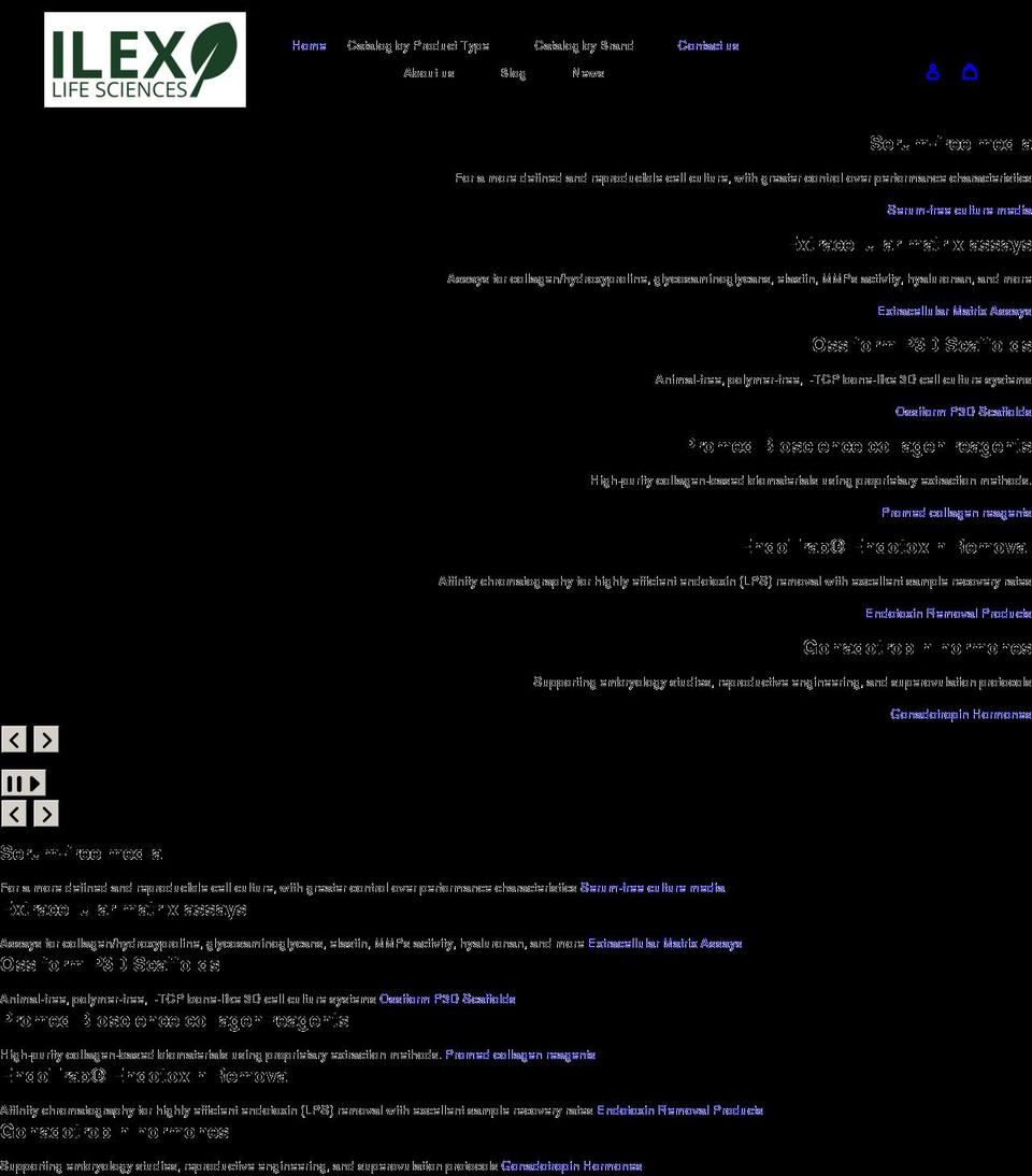 ilexlife.com shopify website screenshot