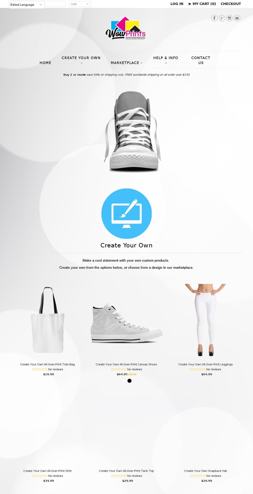 ilikeprints.com shopify website screenshot