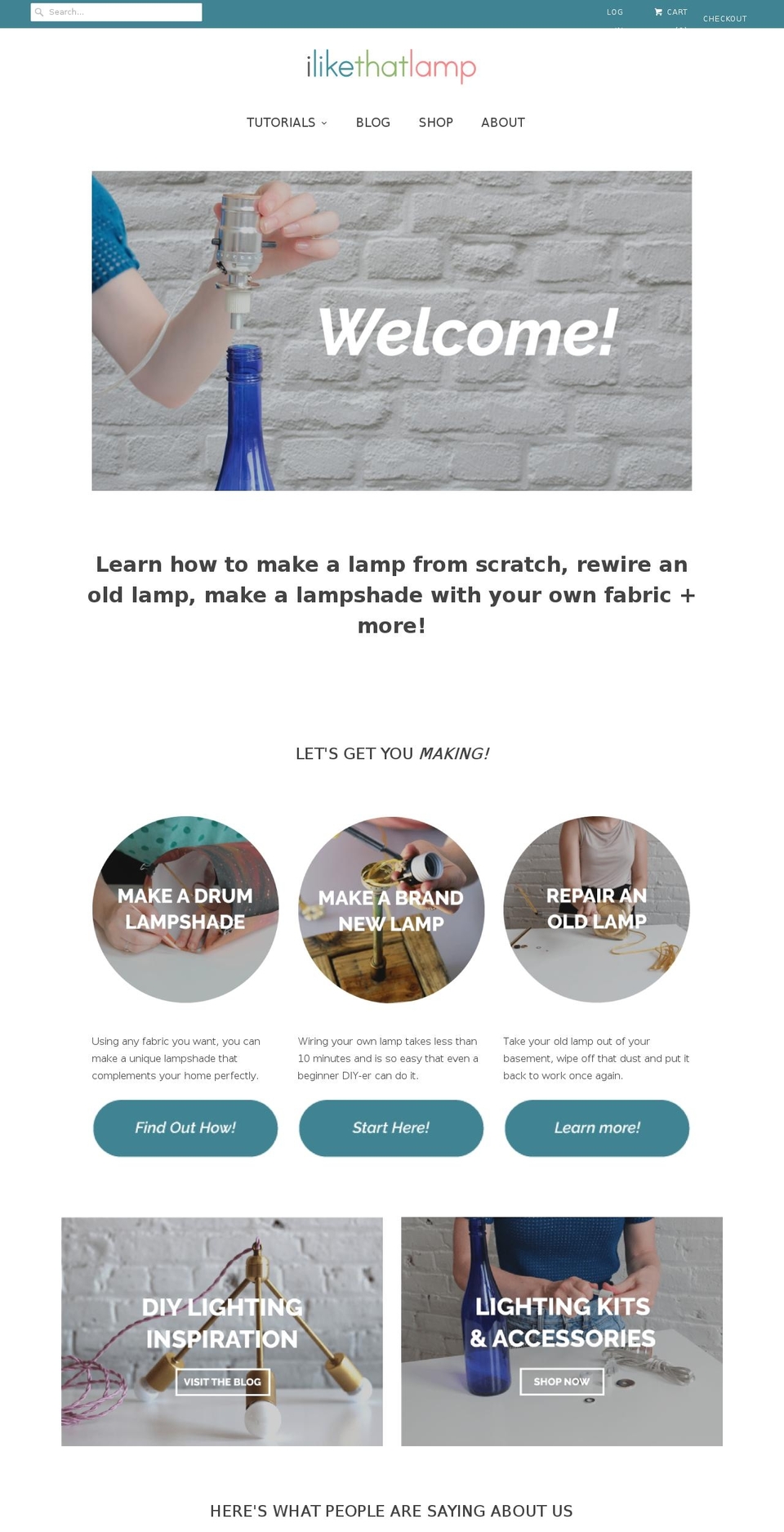 ilikethatlamp.com shopify website screenshot