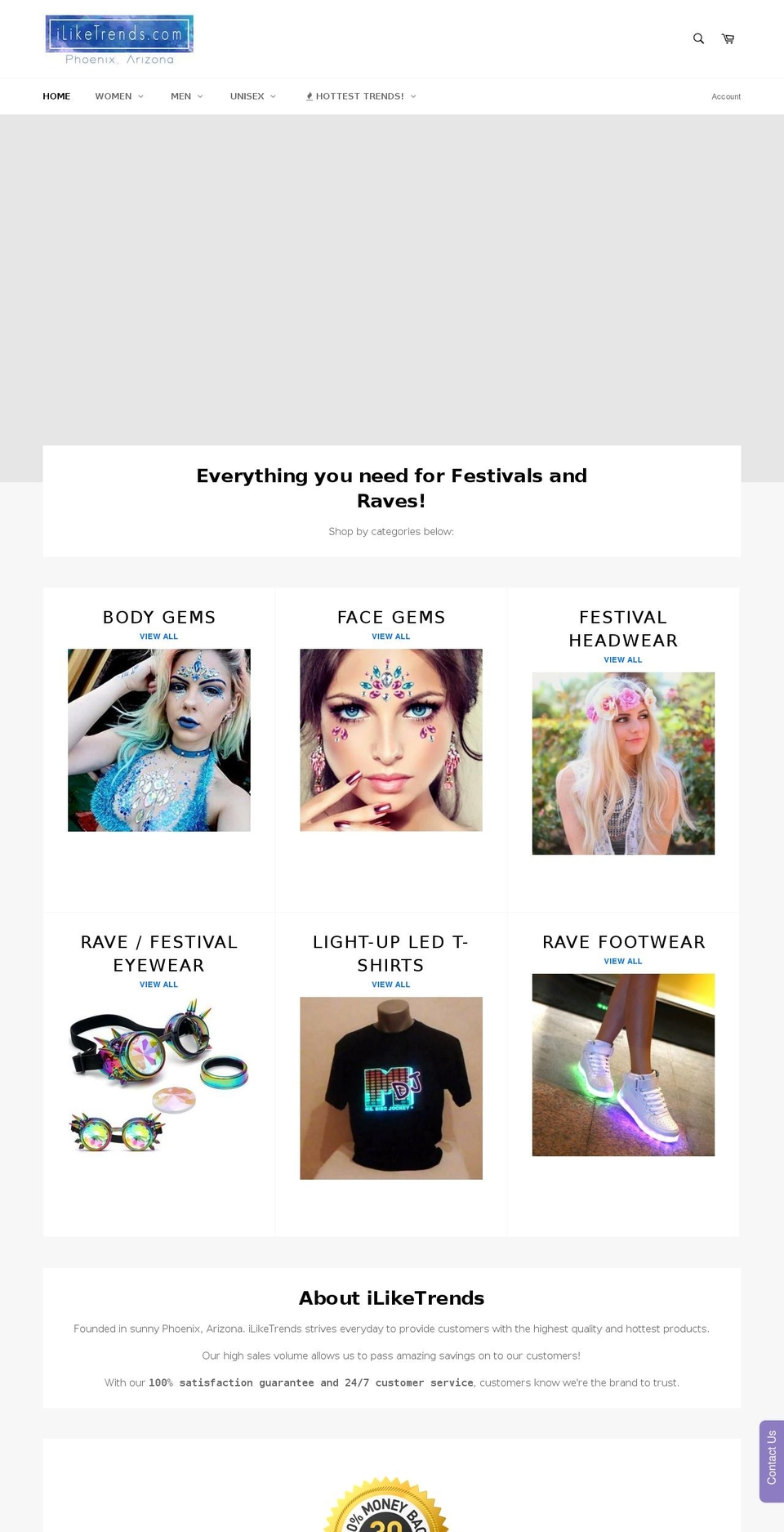 iliketrends.com — Shopify storefront screenshot