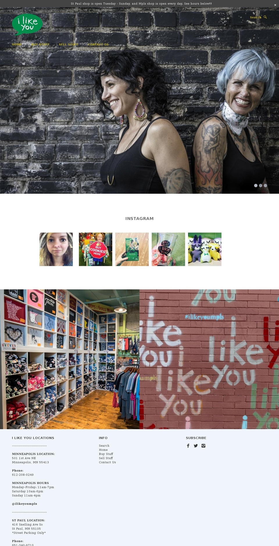 ilikeyouonline.com shopify website screenshot