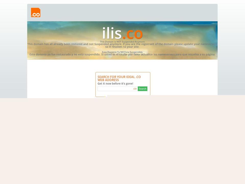 ilis.co shopify website screenshot