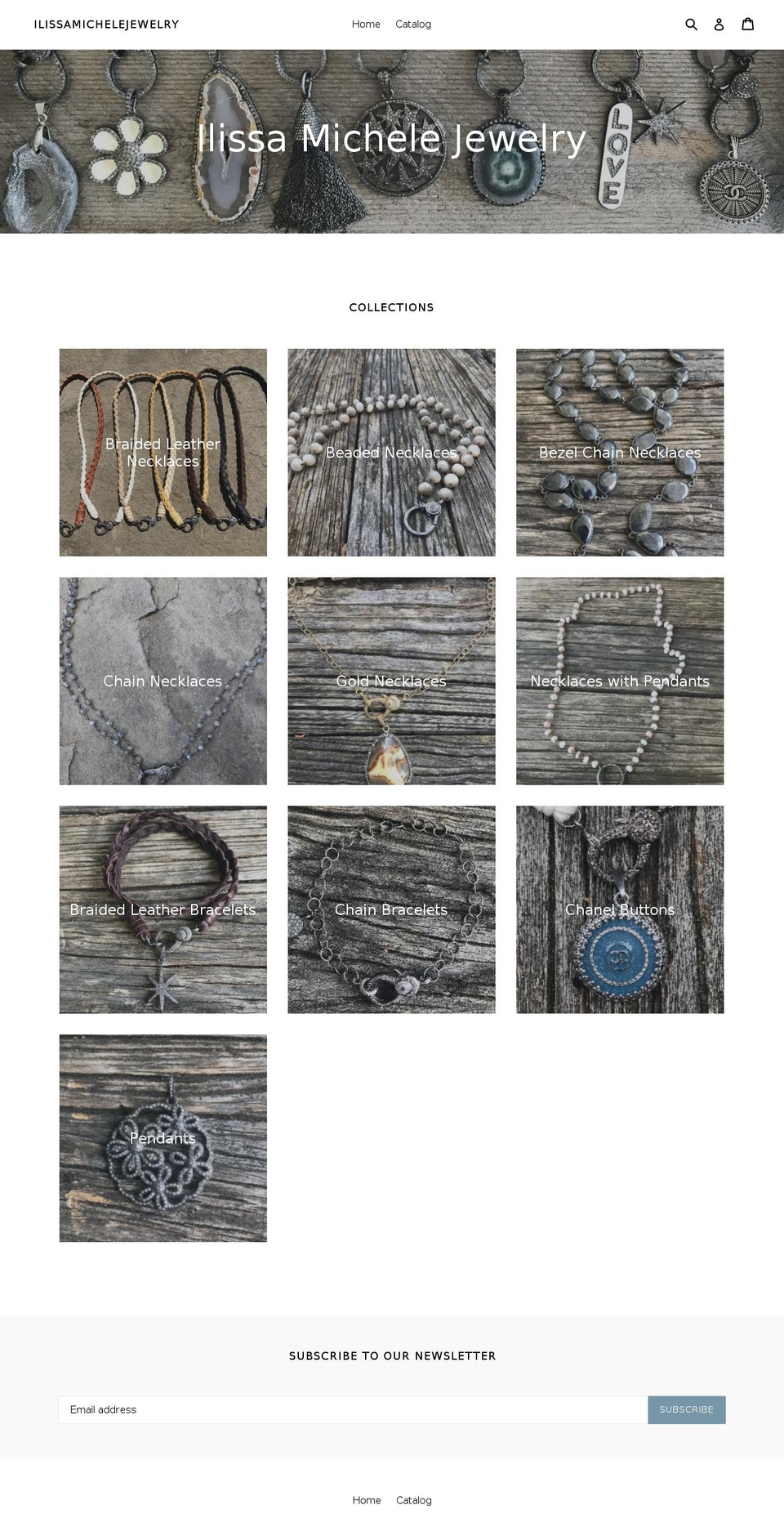 ilissamichelejewelry.com — Shopify storefront screenshot