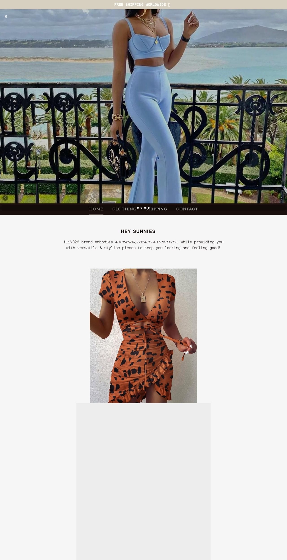 iliv326.com shopify website screenshot