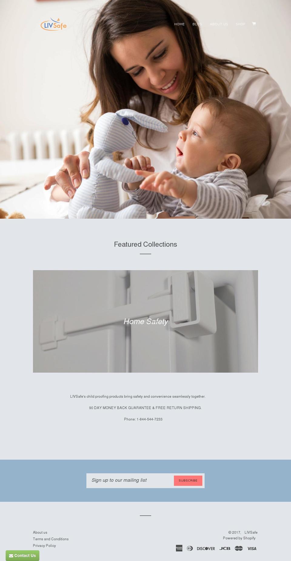 ilivsafe.com shopify website screenshot