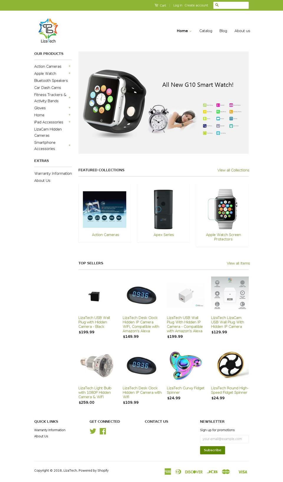 ilizatech.com — Shopify storefront screenshot