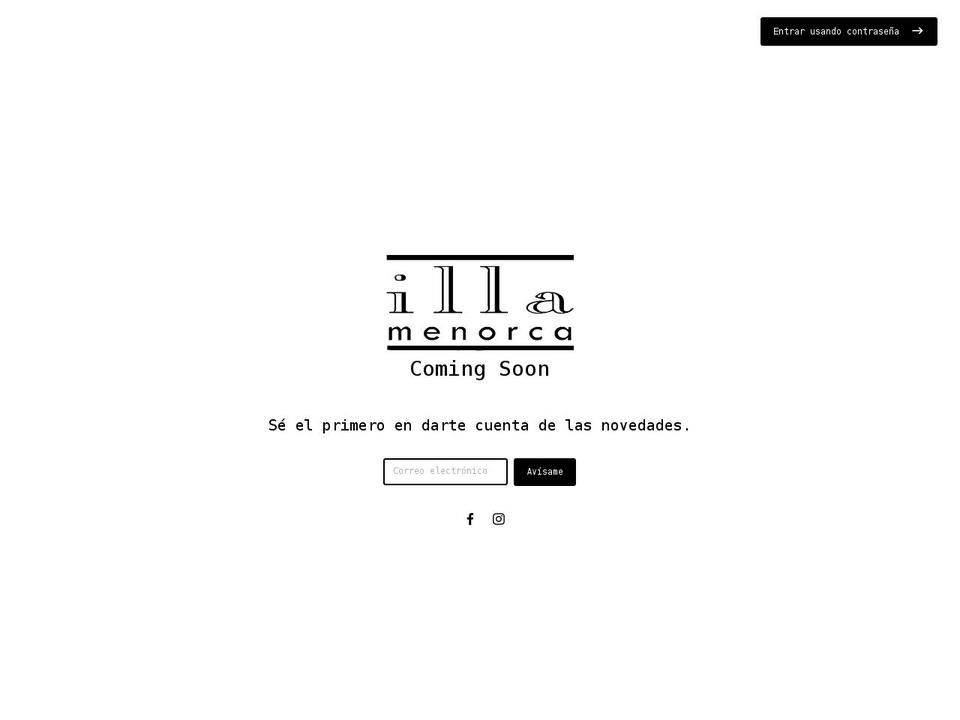 illamenorca.com shopify website screenshot