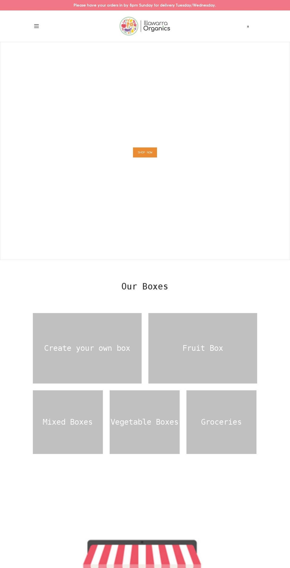 illawarraorganics.com.au shopify website screenshot
