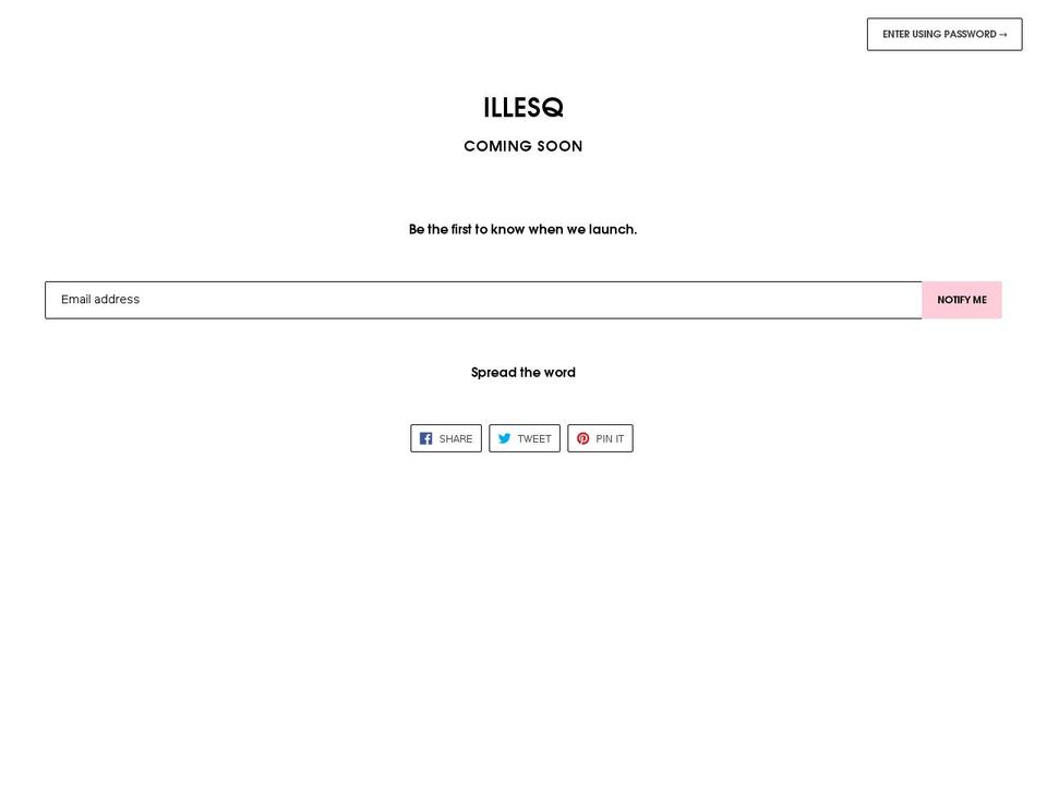 illesq.com — Shopify storefront screenshot