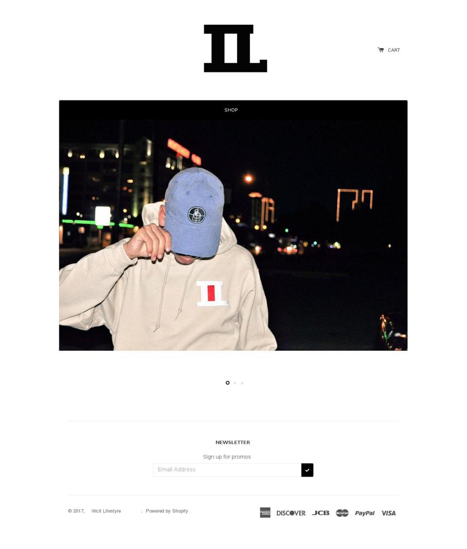 illicitlifestyle.com shopify website screenshot