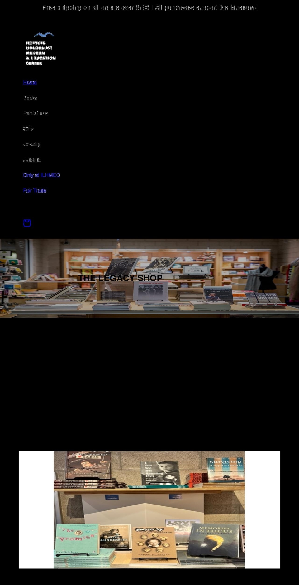 illinois-holocaust-museum.myshopify.com shopify website screenshot