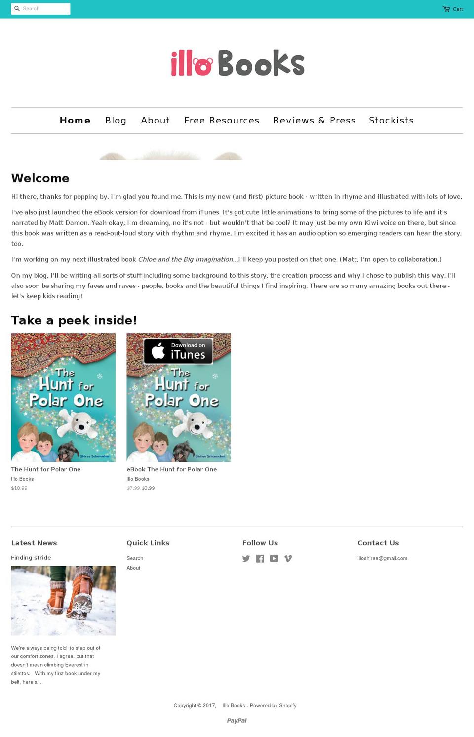 illobooks.com shopify website screenshot
