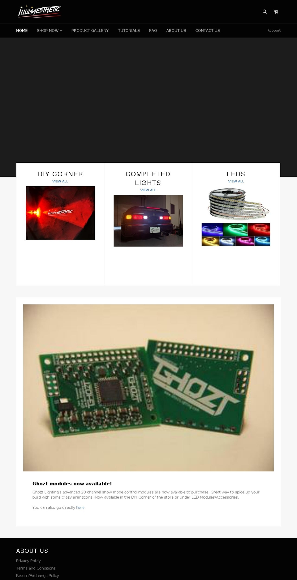 illumaesthetic.com — Shopify storefront screenshot
