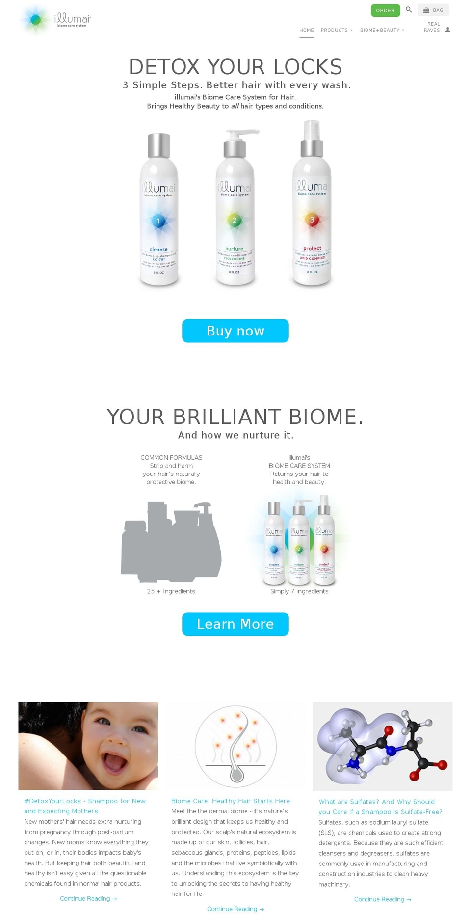 illumai.com shopify website screenshot