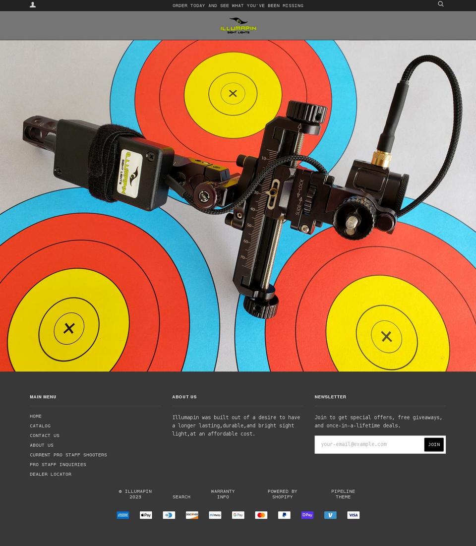 illumapin.com shopify website screenshot