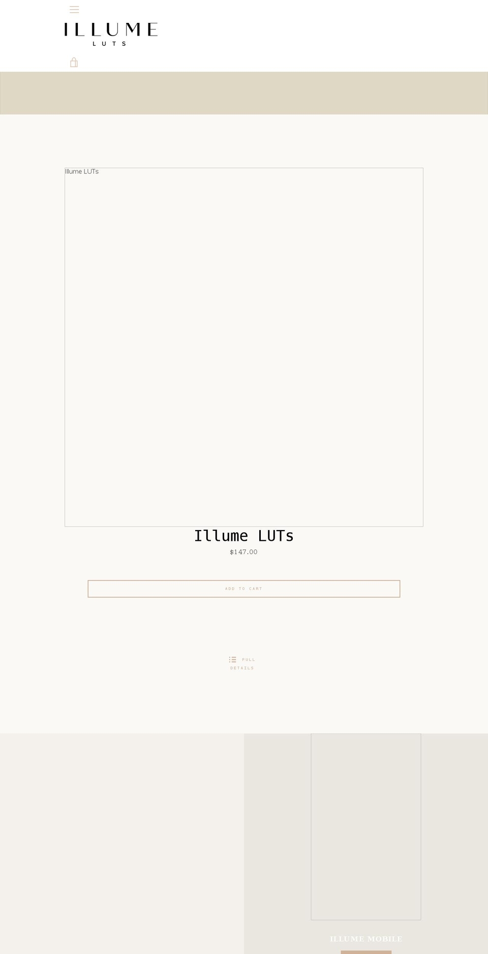 illumeluts.com shopify website screenshot