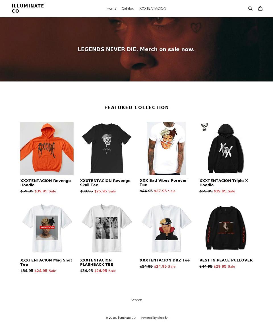 illuminateco.com — Shopify storefront screenshot
