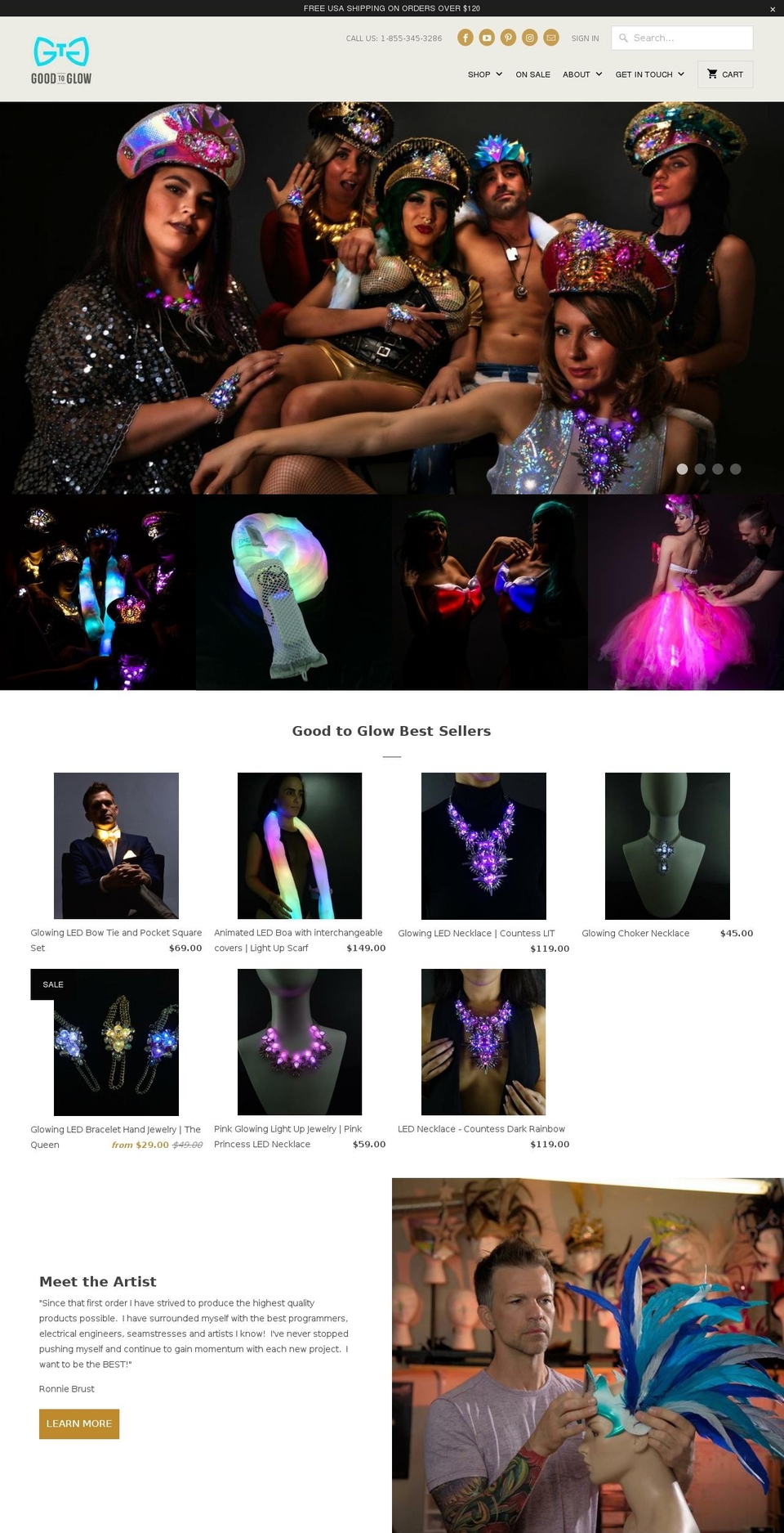 illuminatedcouture.com — Shopify storefront screenshot