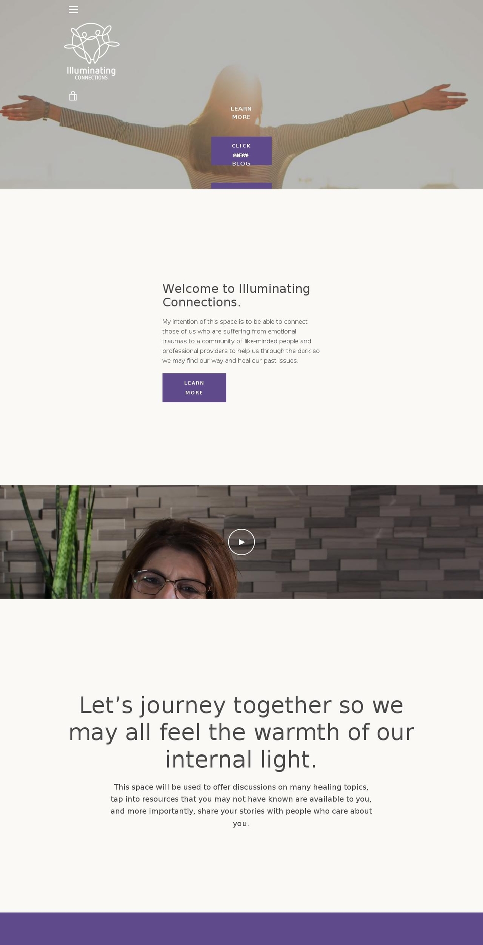 illuminatingconnections.org shopify website screenshot