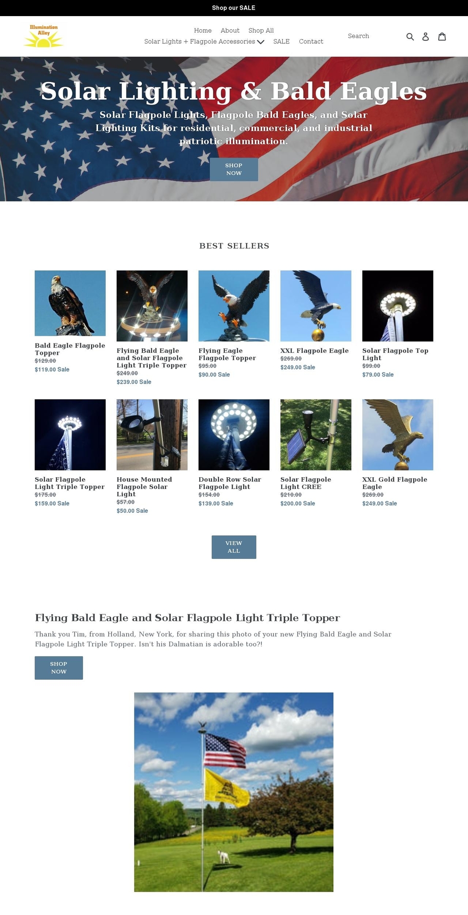 illuminationalley.com shopify website screenshot