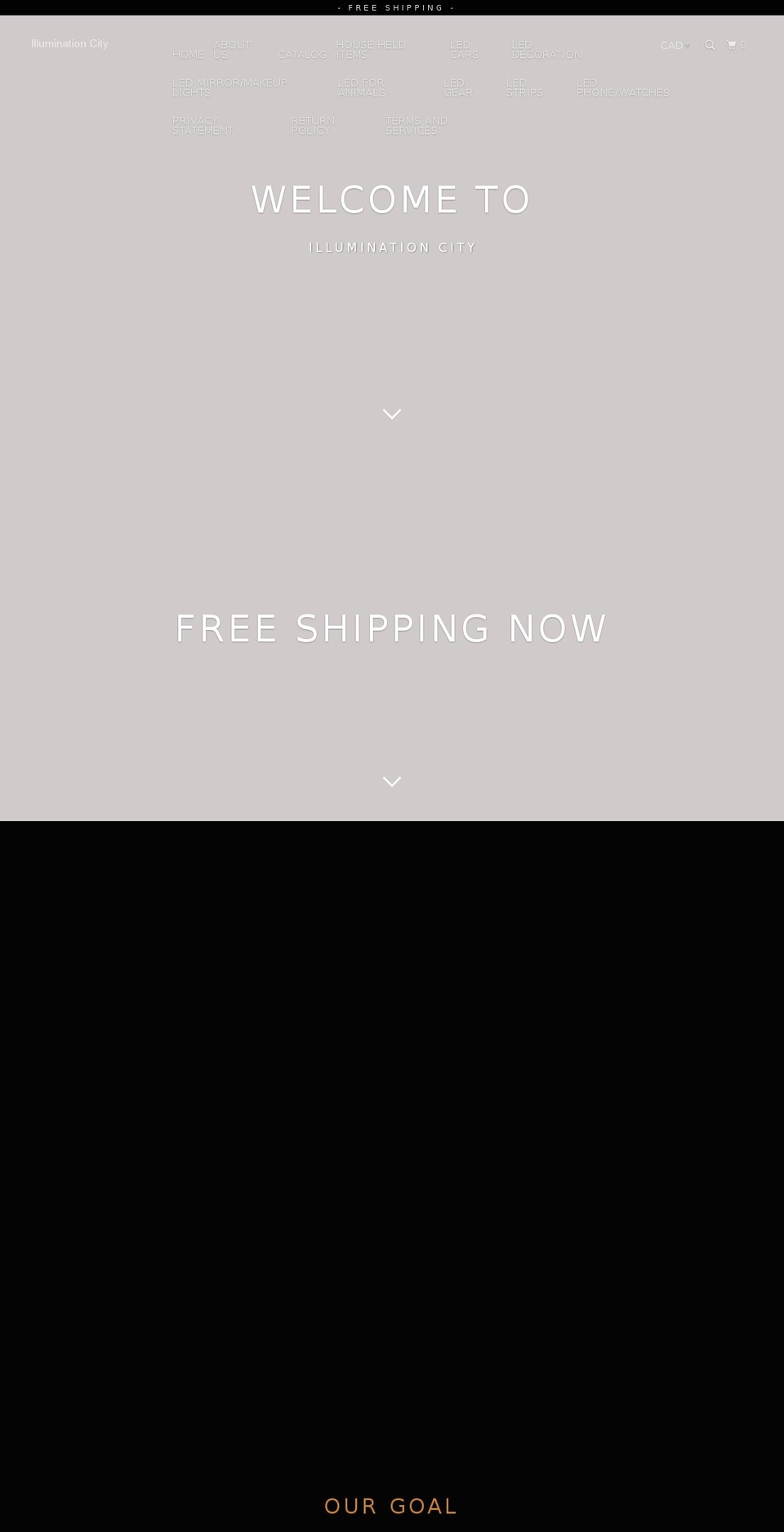 illuminationcity.com — Shopify storefront screenshot