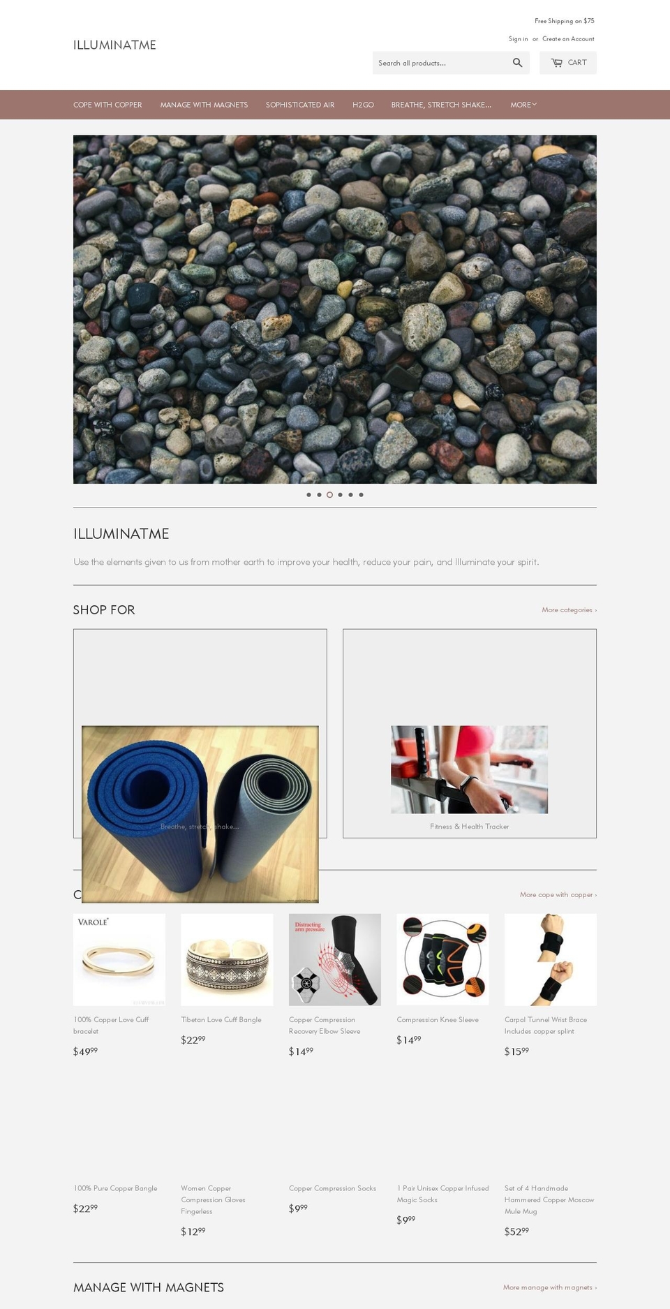 illuminatme.com — Shopify storefront screenshot
