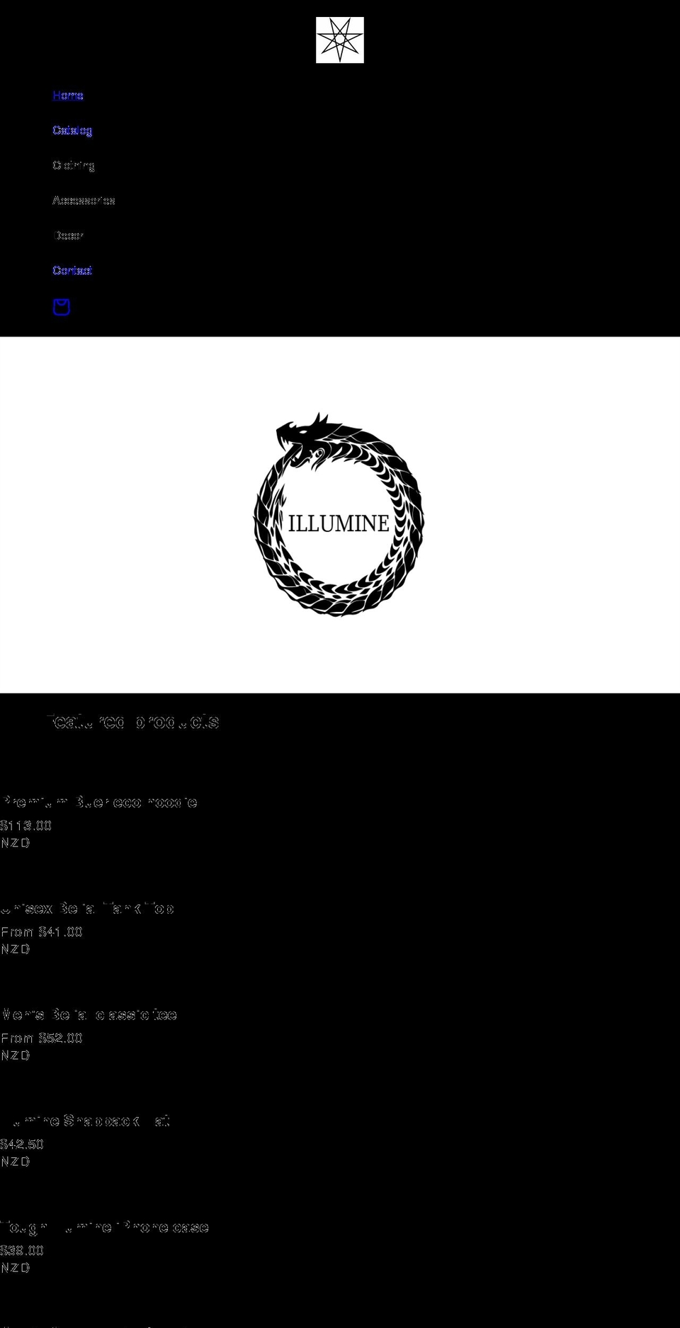 illumine.co.nz shopify website screenshot