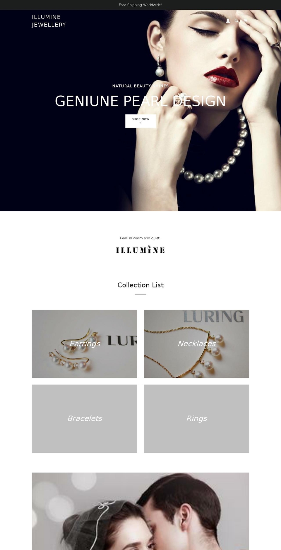 illuminejewellery.com — Shopify storefront screenshot