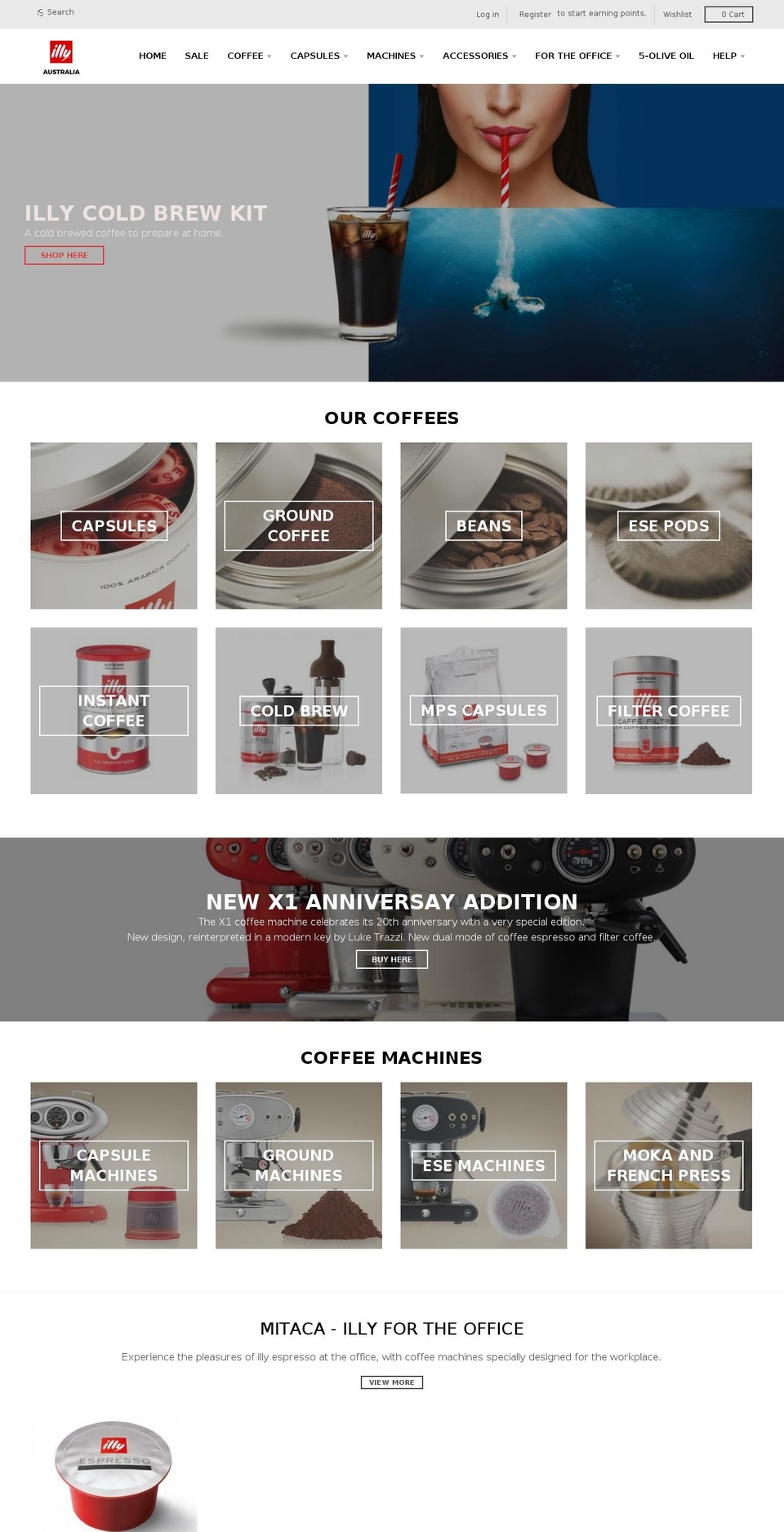 illyaustralia.com — Shopify storefront screenshot