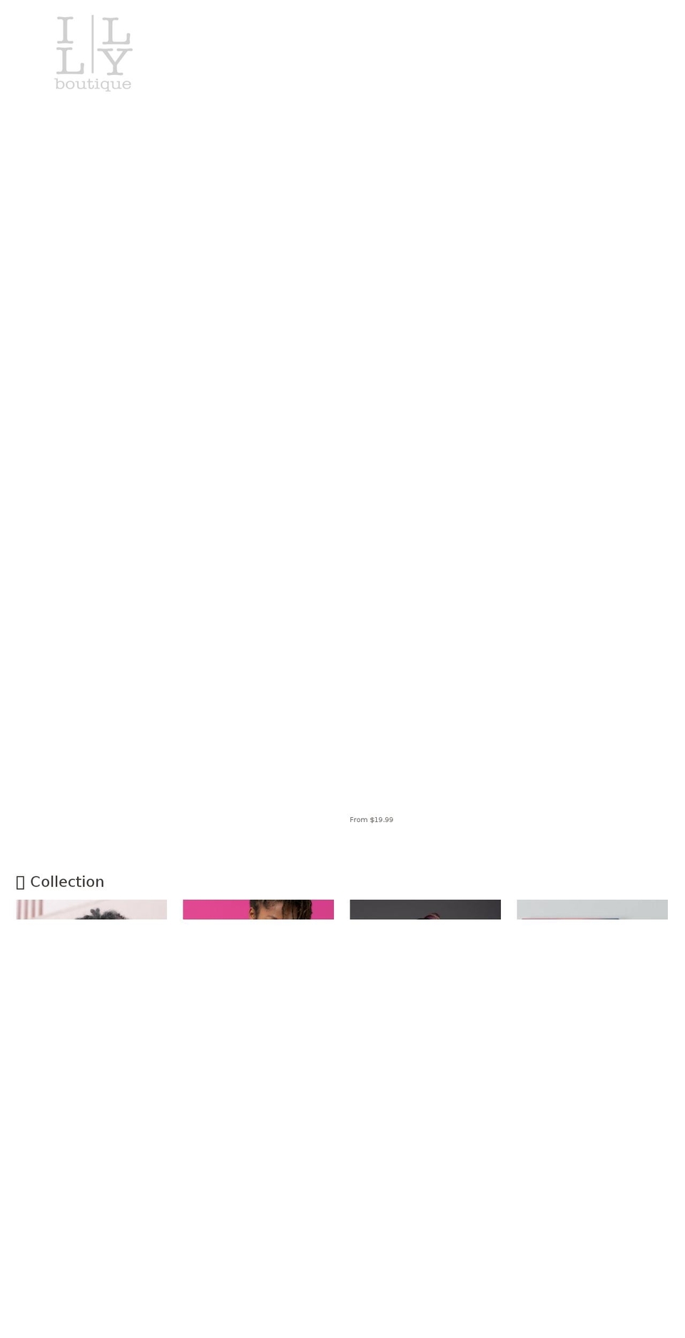 illyboutique.com shopify website screenshot