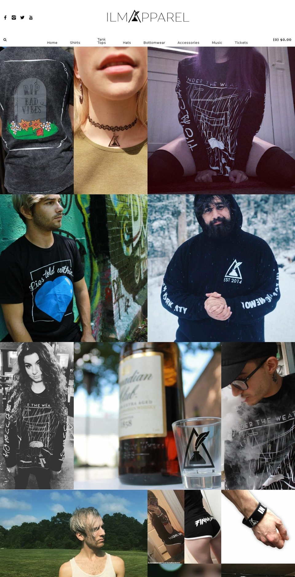 ilmapparel.com shopify website screenshot