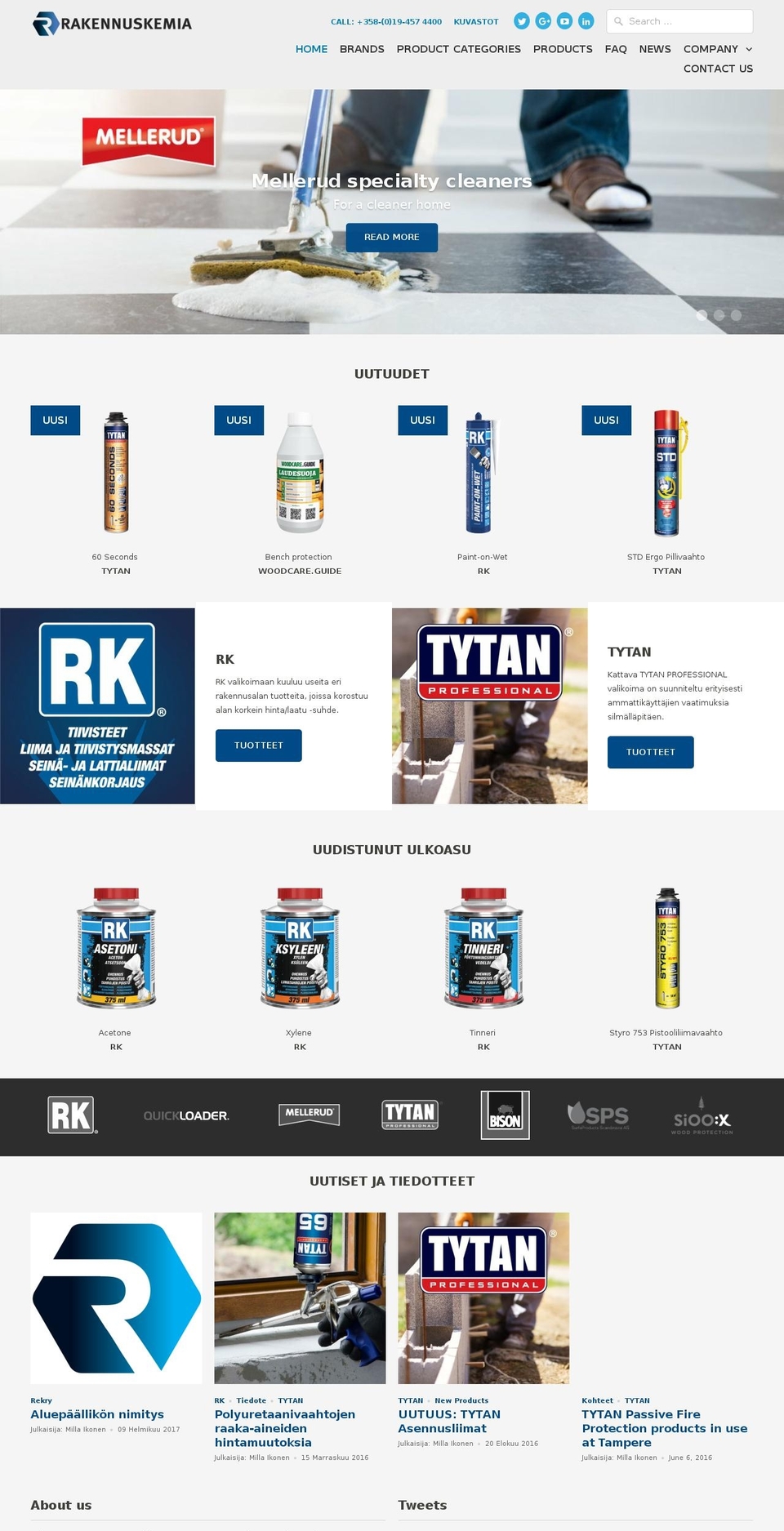ilmastointiteippi.com shopify website screenshot