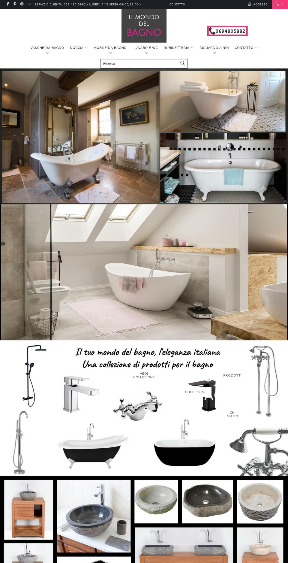 Il Mondo del Bagno Turbo 2 Shopify theme site example ilmondodabagno.com