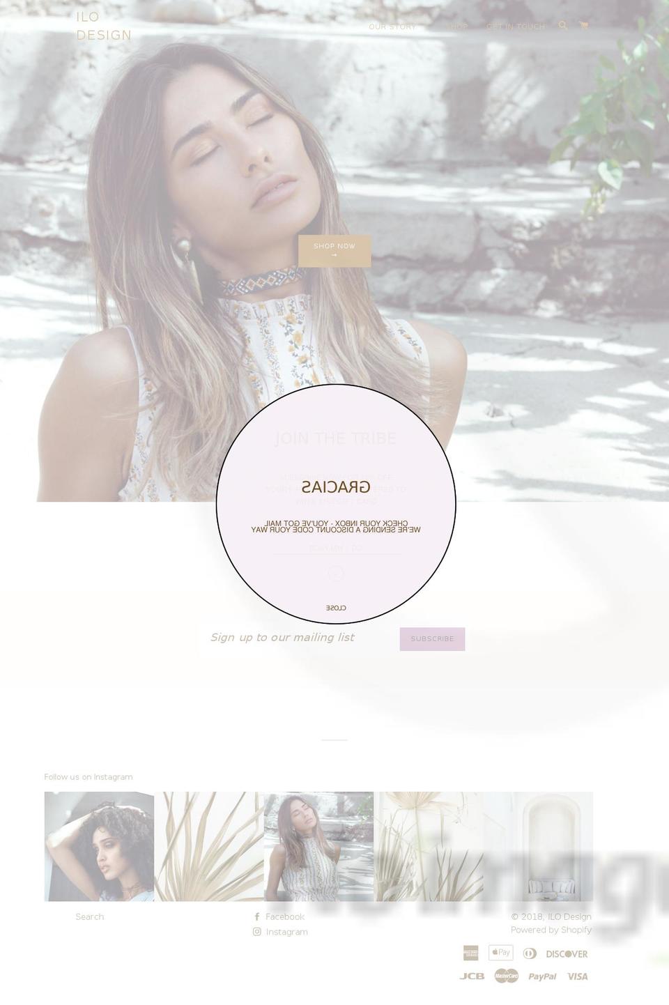 ilobyvanessa.com shopify website screenshot