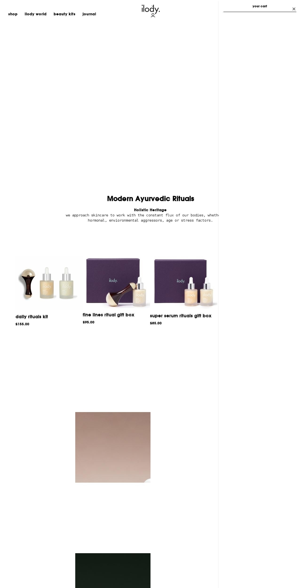 ilodyskincare.com shopify website screenshot