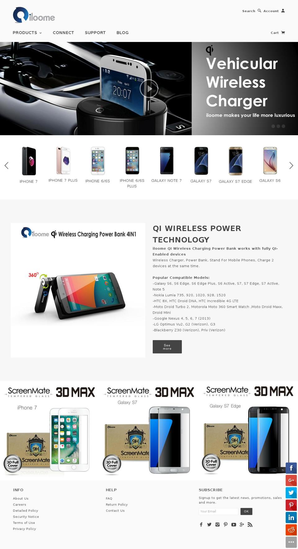 iloome.com shopify website screenshot