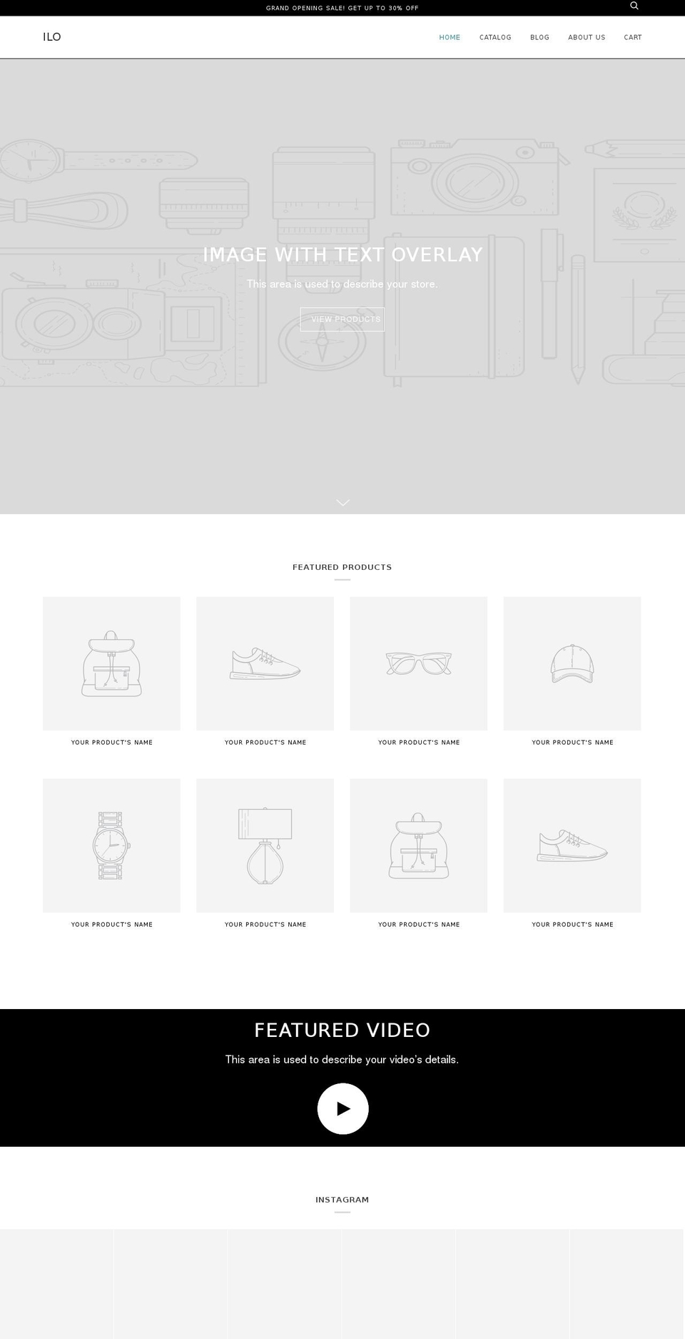 ilousa.com — Shopify storefront screenshot