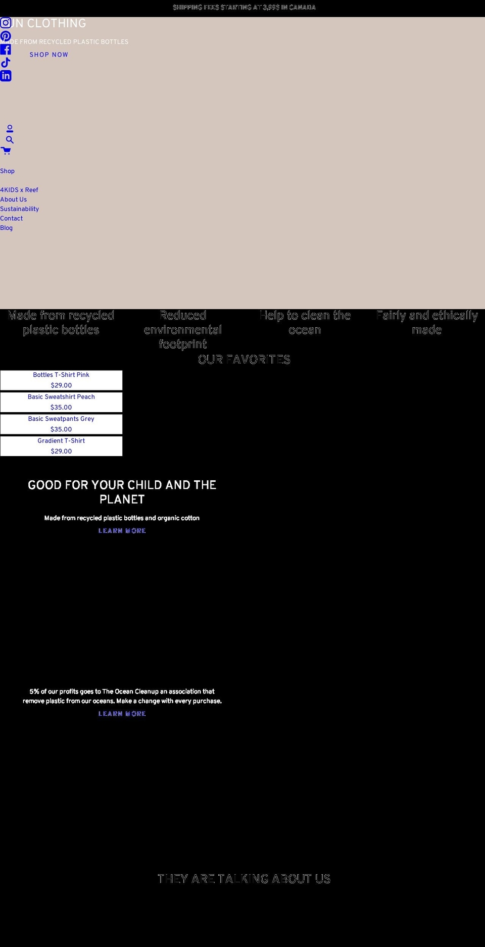 ilove4kids.com shopify website screenshot