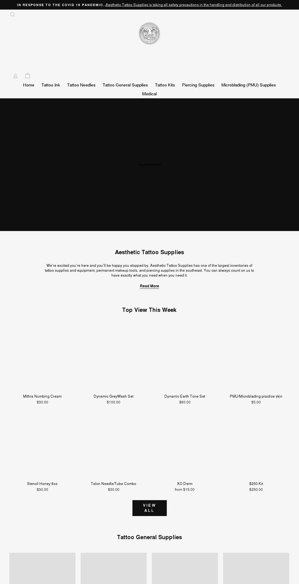 iloveaesthetic.com shopify website screenshot