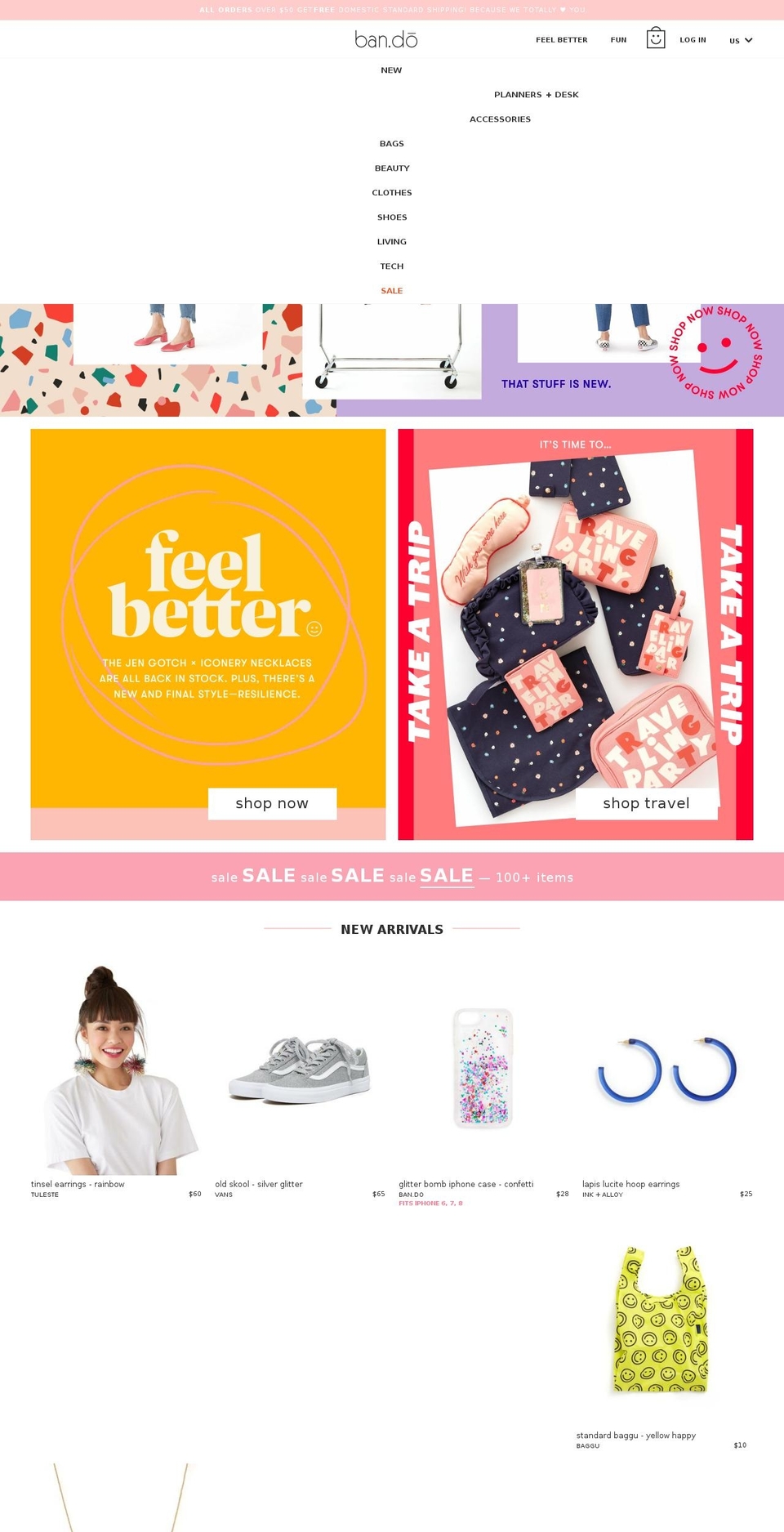 ilovebando.com — Shopify storefront screenshot