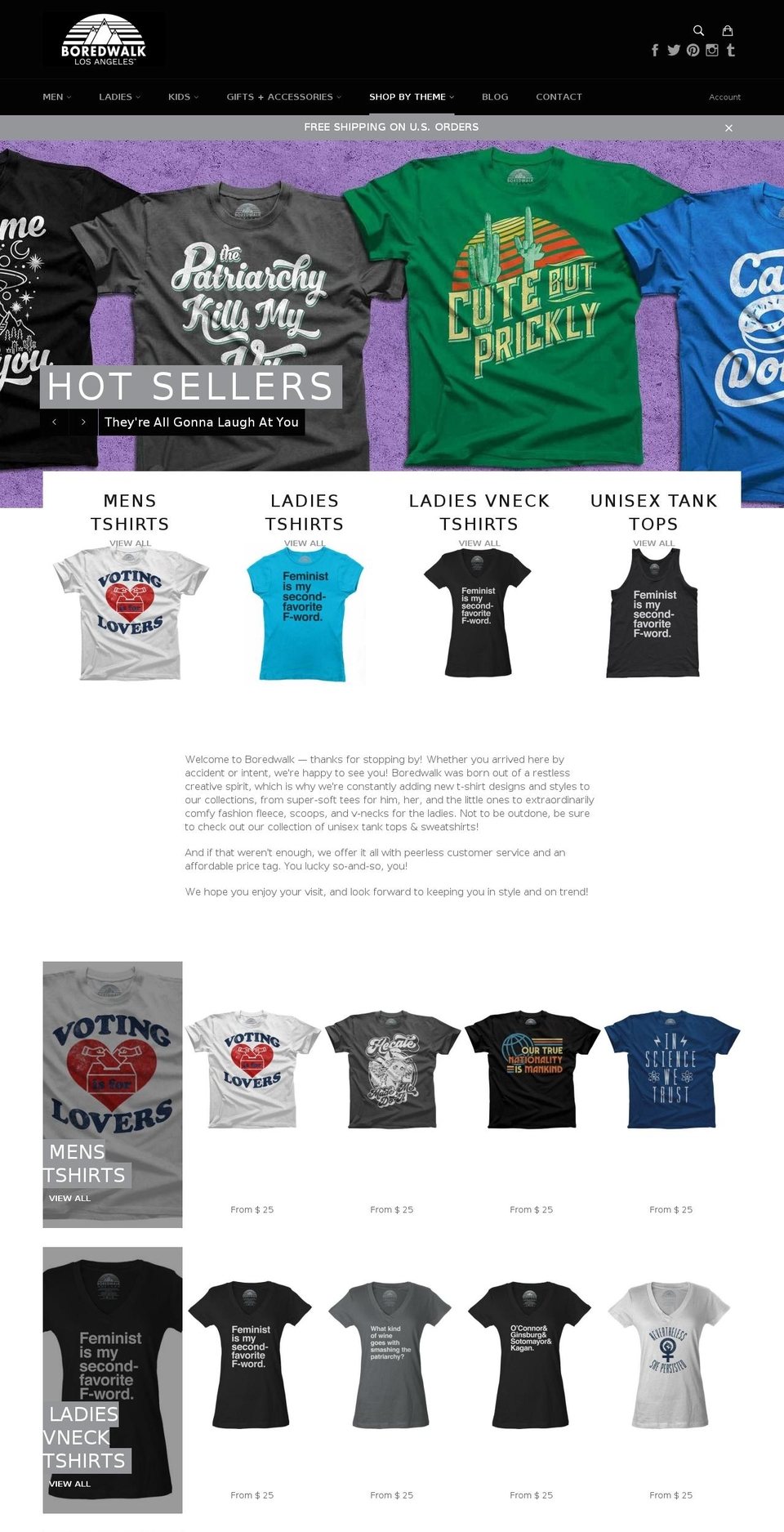 iloveboredwalk.com — Shopify storefront screenshot