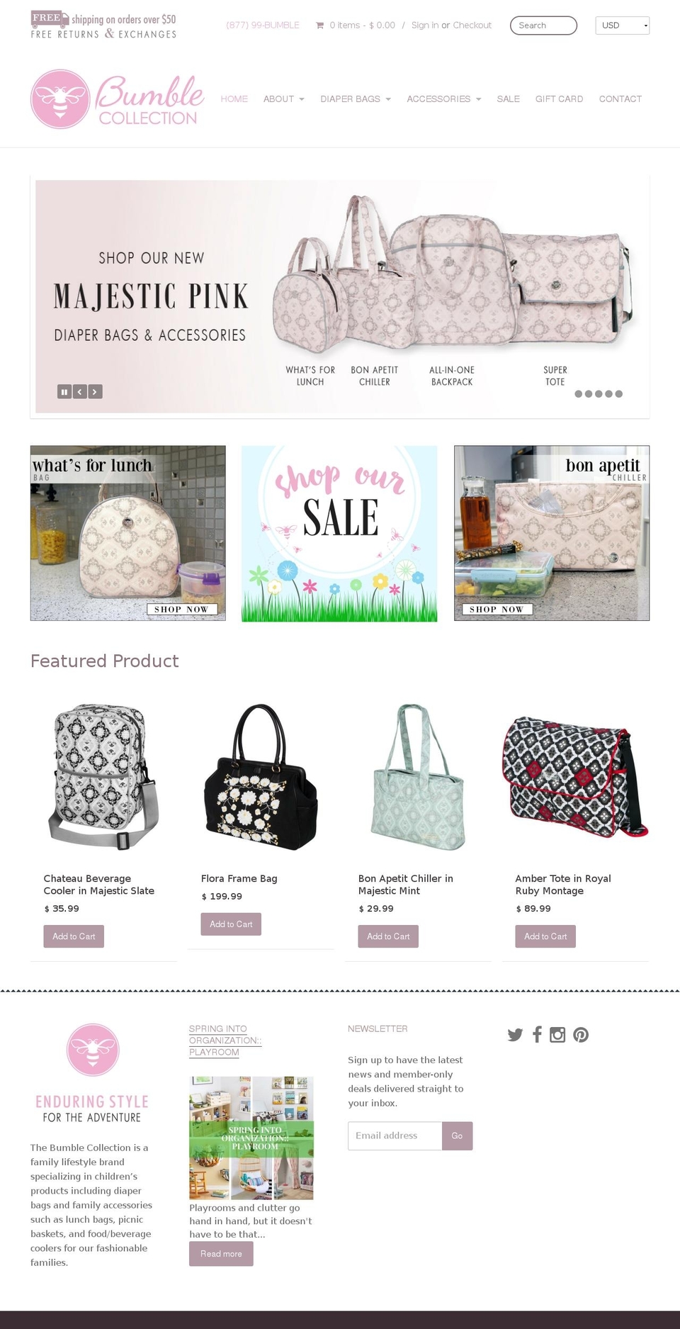 ilovebumble.com shopify website screenshot