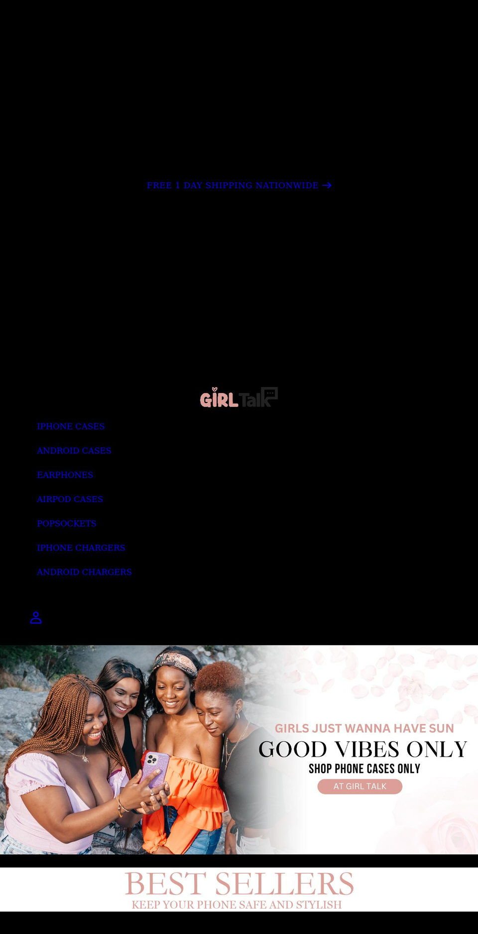 ilovegirltalk.com shopify website screenshot