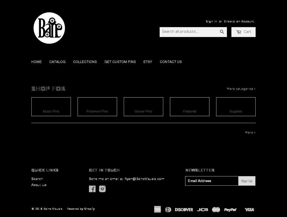 ilovehatpins.com — Shopify storefront screenshot