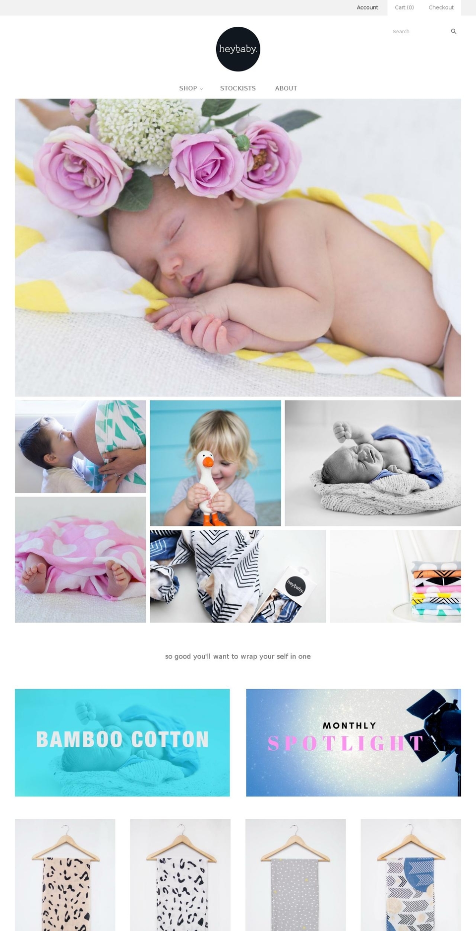 iloveheybaby.com — Shopify storefront screenshot