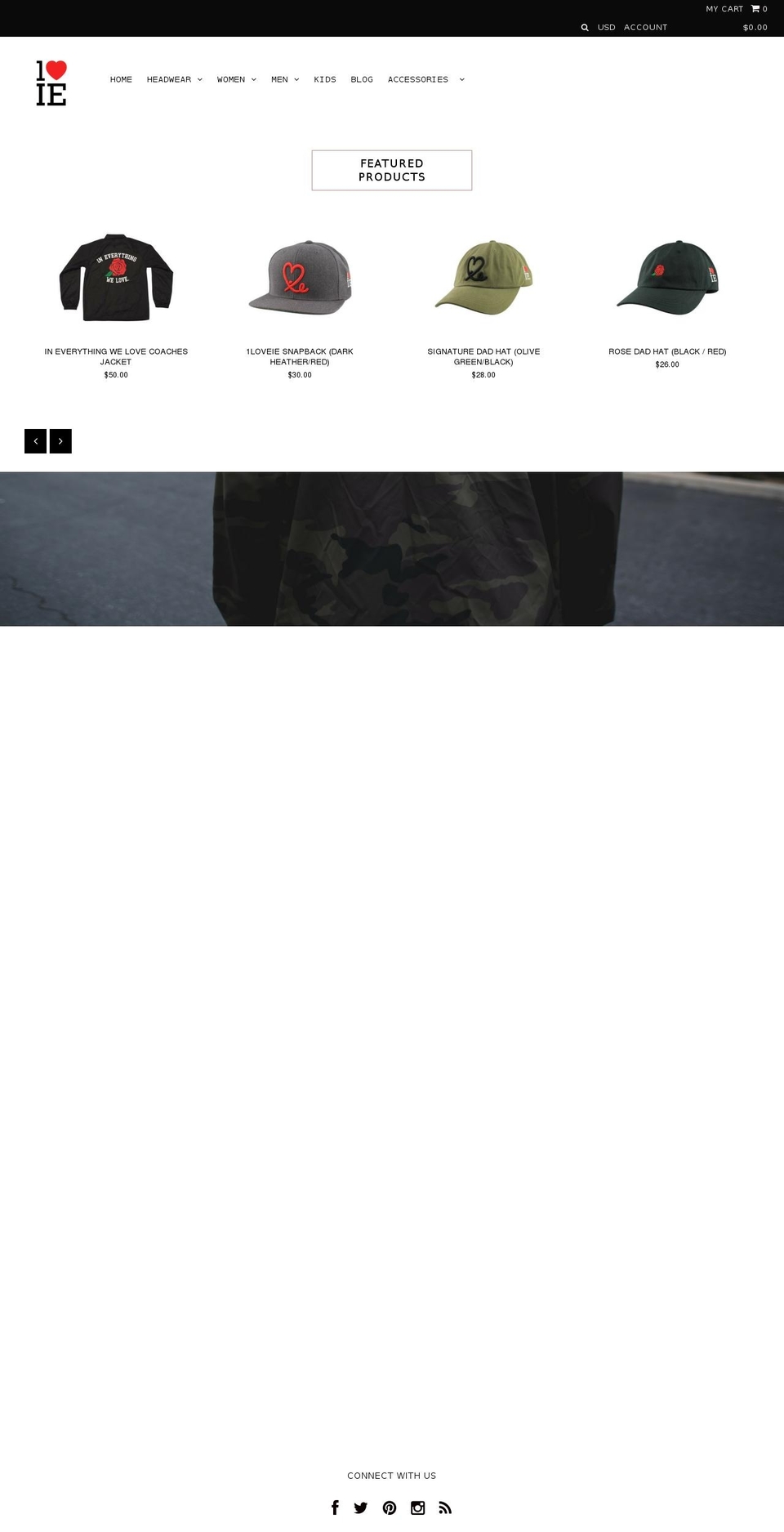iloveie.com shopify website screenshot