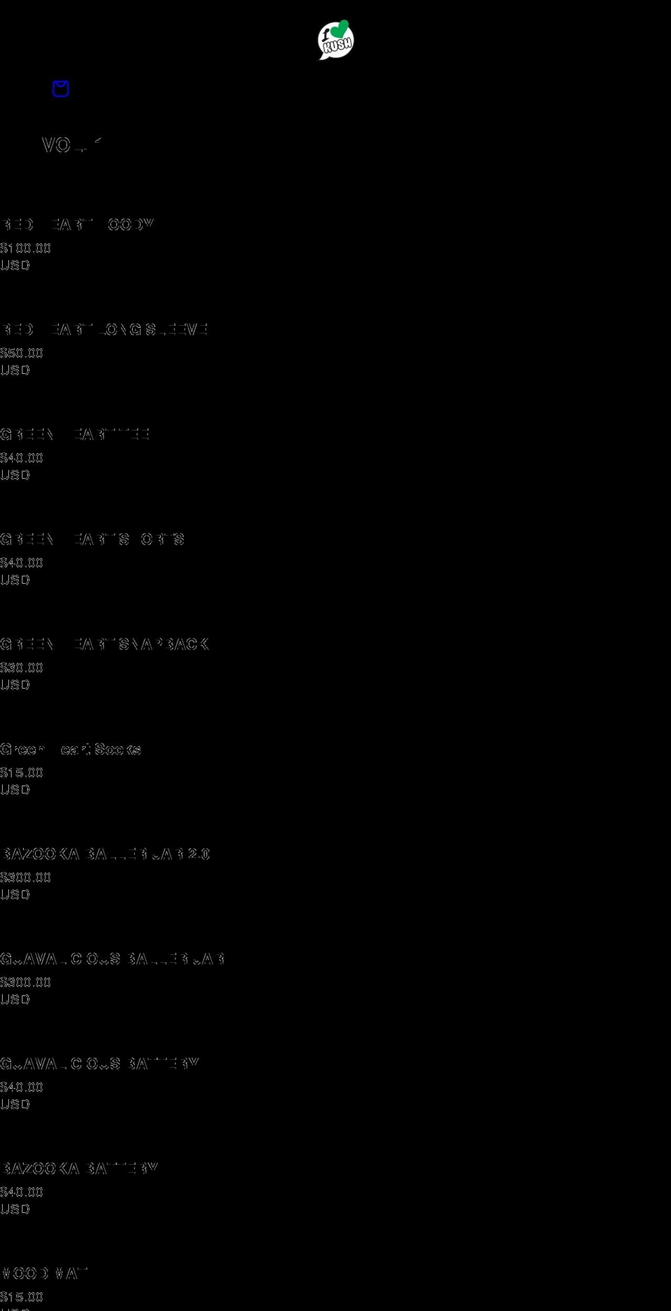 ilovekush.net shopify website screenshot